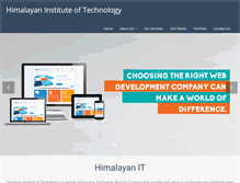 Tablet Screenshot of himalayanit.com.np